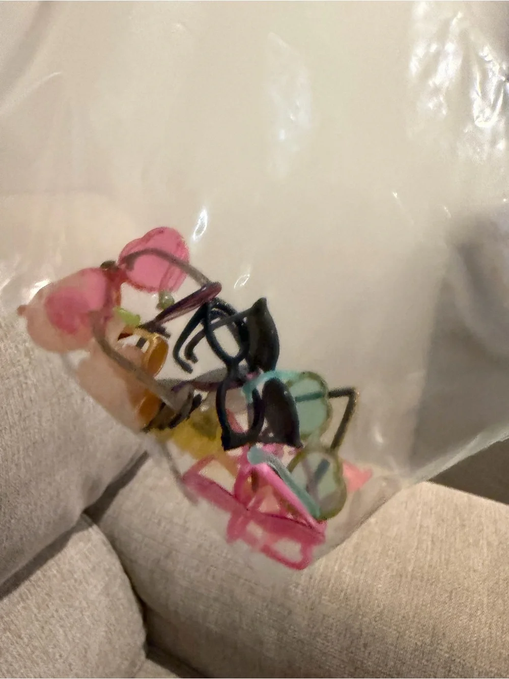 Bag of L.O.L sunglasses